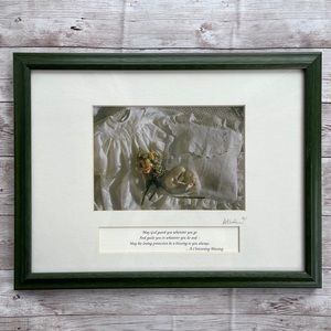 Framed Irish Christening Blessing